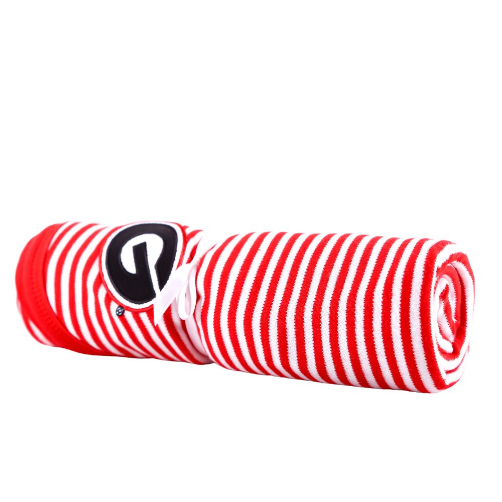 University of Georgia Blanket-red/white stripe